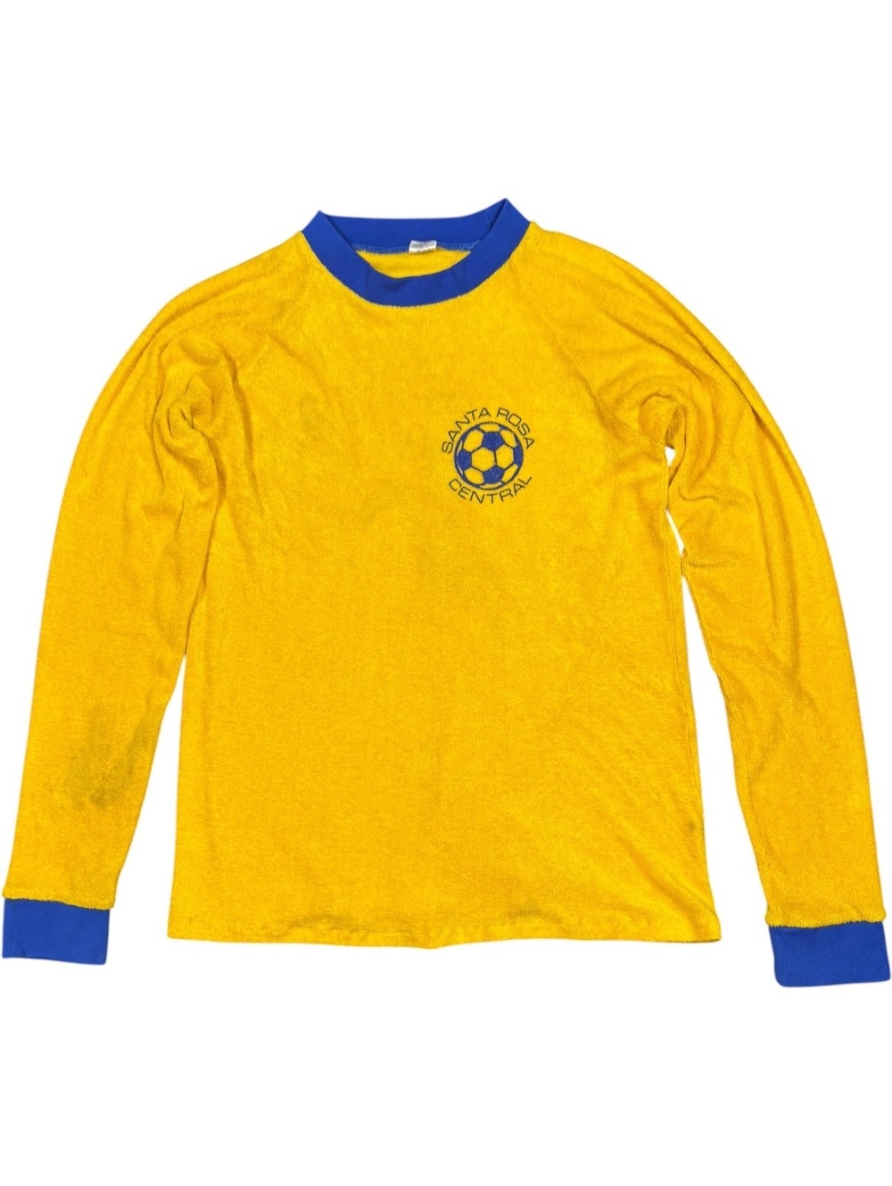 Santa Rosa Central 80s Vintage Terry Cloth Soccer Jersey